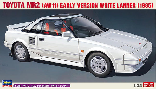 Hasegawa 1/24  TOYOTA MR2 (AW11) EARLY VERSION WHITE LANNER