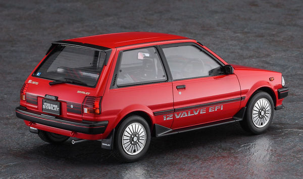 Hasegawa 1/24  TOYOTA STARLET EP71 Si-Limited (3Door) MIDDLE VERSION "RED COLOR"