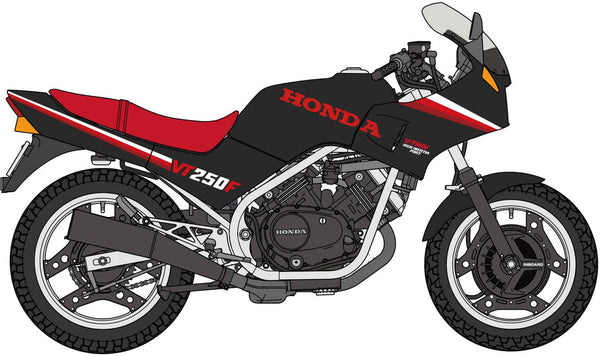 Hasegawa 1/12 Honda VT250F (MC08) (1984) BLACK COLOR | 4967834217553