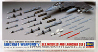 Hasegawa [X72-9] 1:72 AIRCRAFT WEAPONS V : U.S. MISSILES AND LAUNCHER SET | 4967834351097