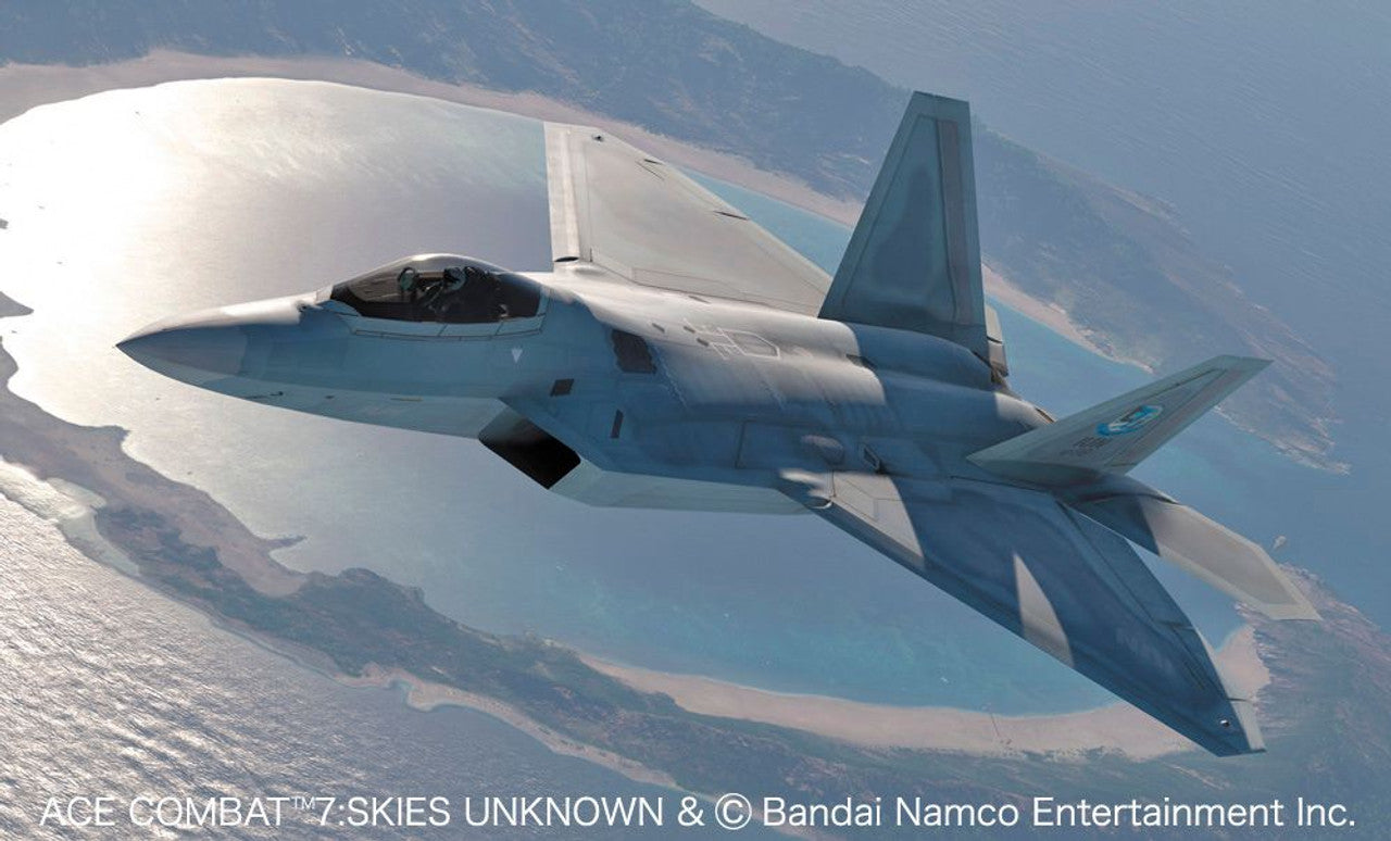 Hasegawa 1/48  [ACE COMBAT 7 SKIES UNKNOWN] F-22 RAPTOR "MOBIUS 1 (IUN)" | 4967834523715