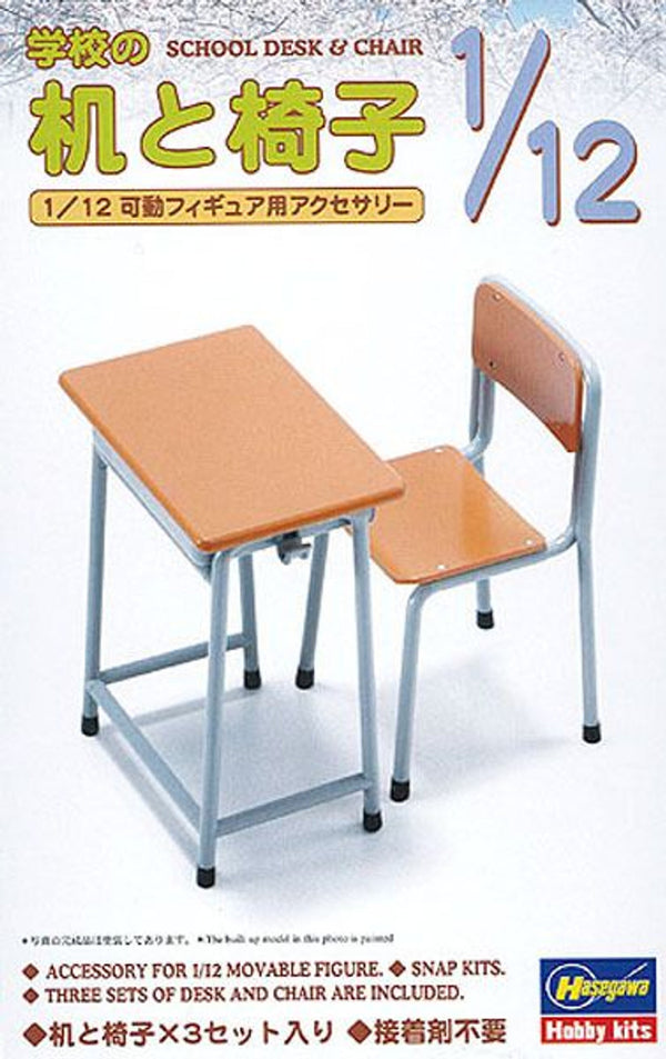 Hasegawa [FA01] 1:12 SCHOOL DESK & CHAIR