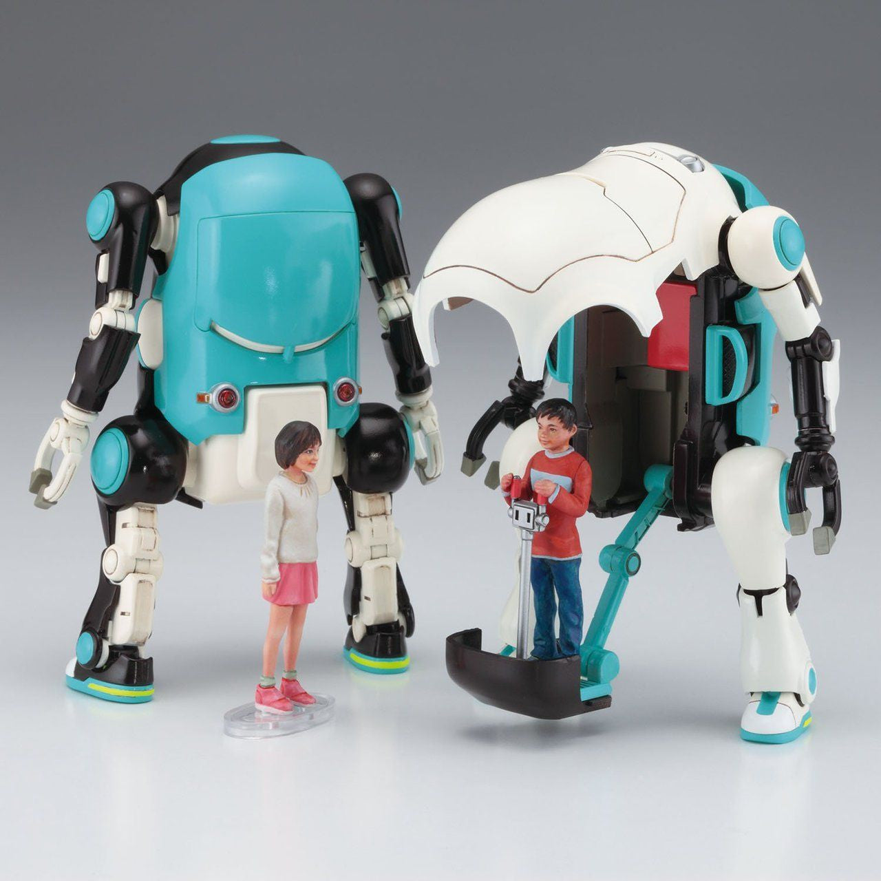 Hasegawa [CW10] 1:35 MechatroWeGo No.02 MILK & CACAO (Two kits in the box)