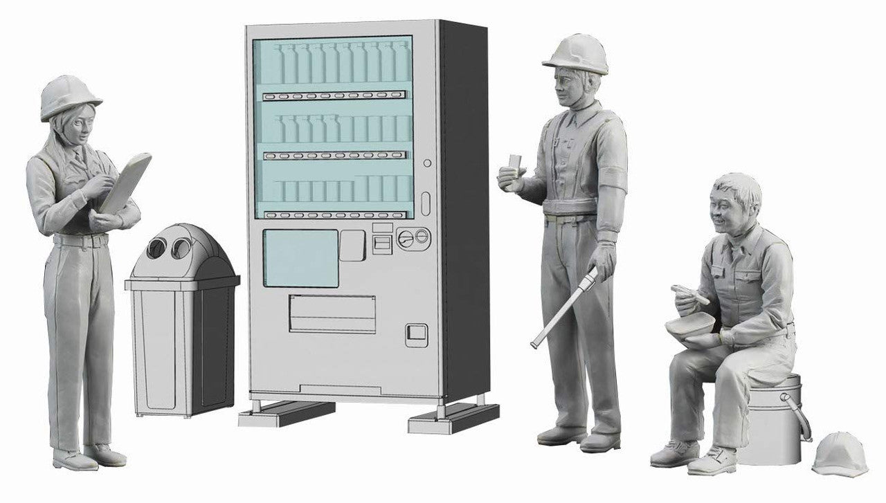 Hasegawa [WM06] 1:35 CONSTRUCTION WORKER SET B | 4967834660069