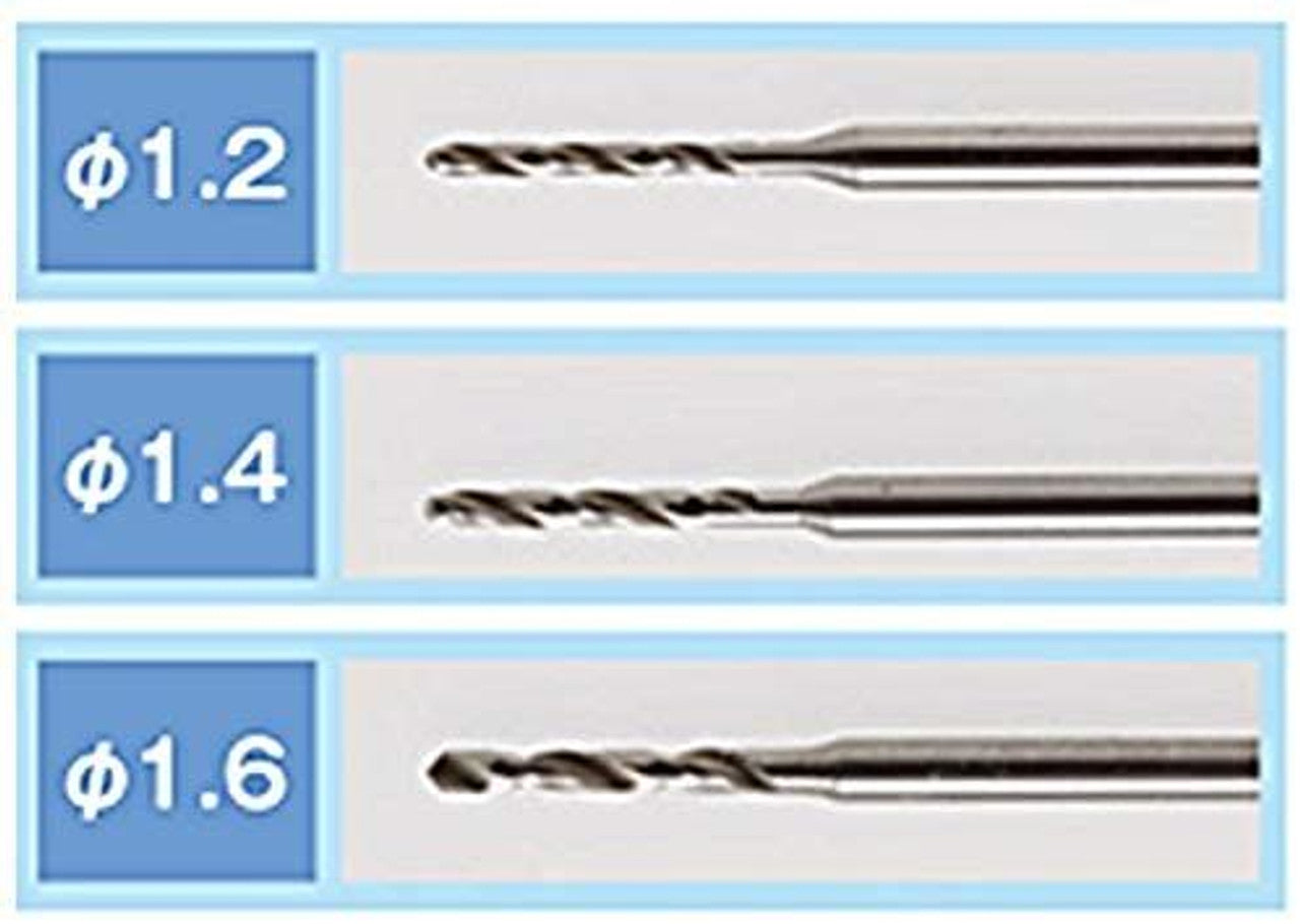 GSI Creos HIGH SPEED STEEL DRILL for MR.ROUTER (1.2/1.4/1.6)(4973028739299)