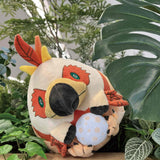 CAPCOM Monster Hunter Fluffy Eggshaped Plush Kulu-Ya-Ku