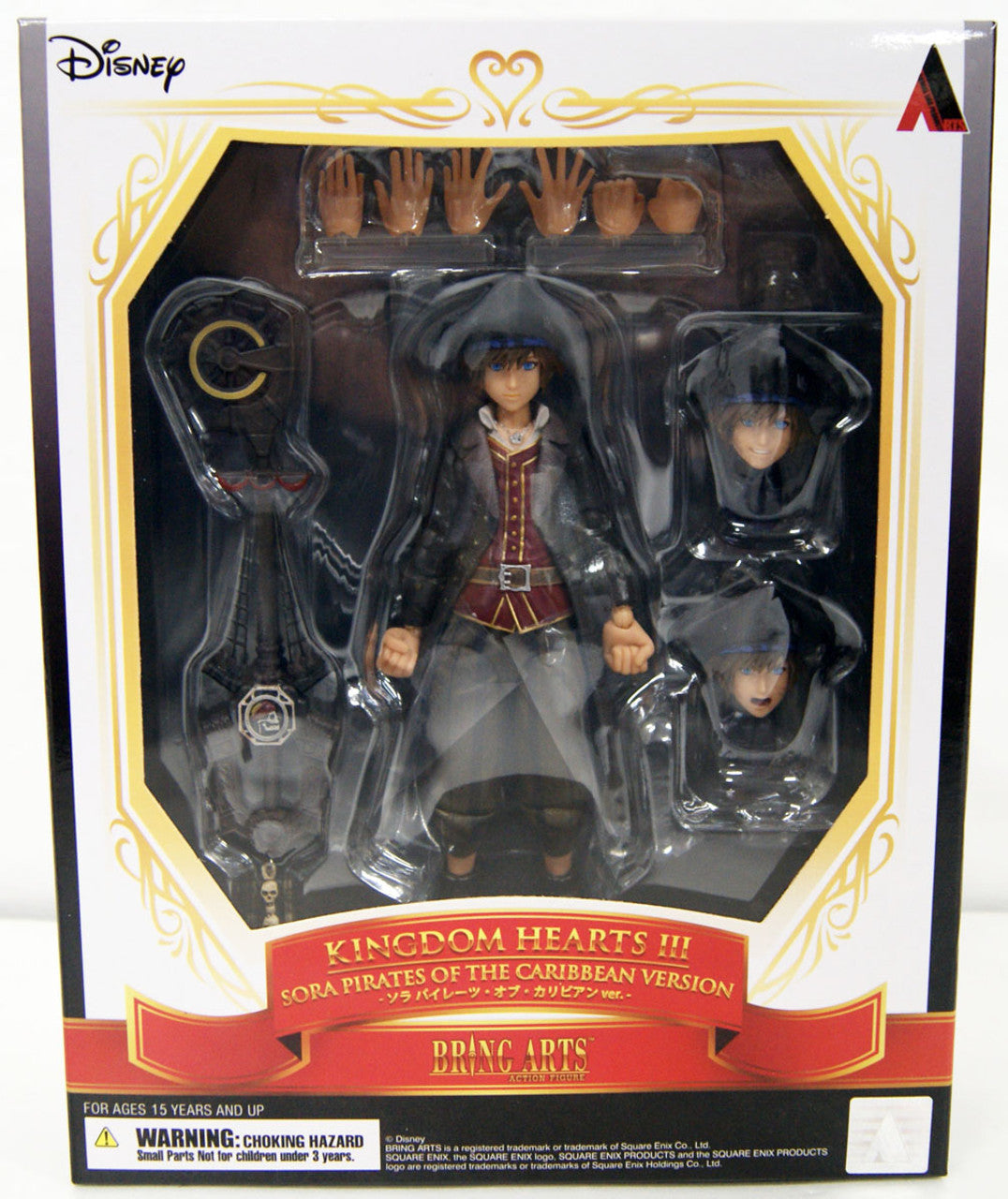 SQUARE ENIX KINGDOM HEARTS III BRING ARTS SORA: Pirates of the Caribbean Version | 4988601342278