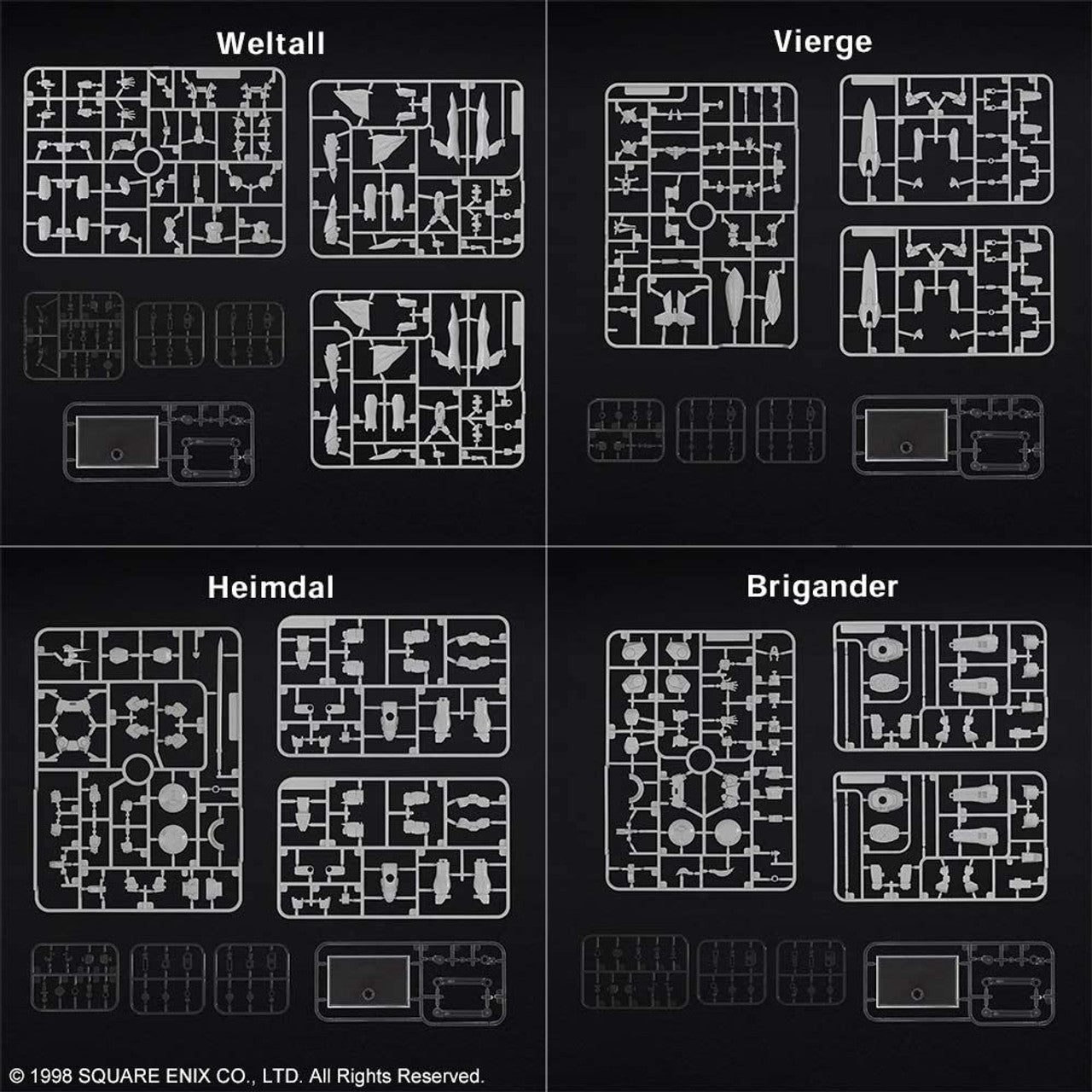 SQUARE ENIX XENOGEARS  STRUCTURE ARTS  1/144 Scale Plastic Model Kit Series Vol. 1