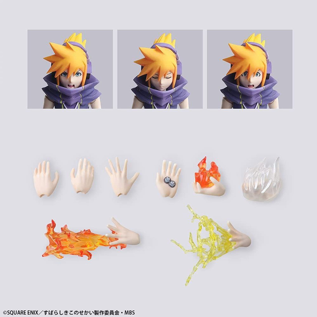 SQUARE ENIX The World Ends with You The Animation BRING ARTS™ Action Figure - NEKU SAKURABA | 4988601358026