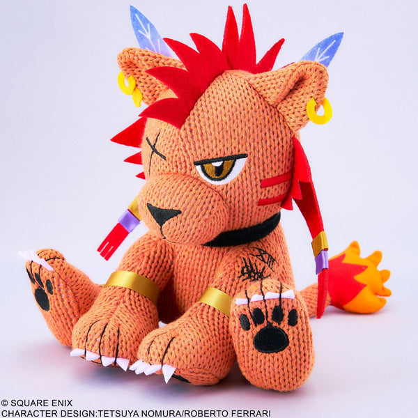 SQUARE ENIX FINAL FANTASY VII REMAKE KNITTED PLUSH - RED XIII