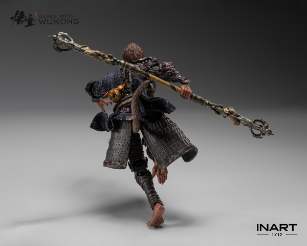 Queen Studios Black Myth: Wukong 1/12 Scale Action Figure - The Destined One in the Bronze Armor Set - Deluxe Version