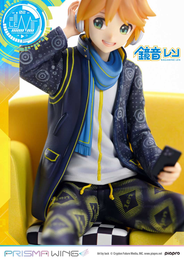 Prime 1 Studio PRISMA WING Piapro Characters Kagamine Len 1/7 Scale Pre-Painted Figure(4582647121417)