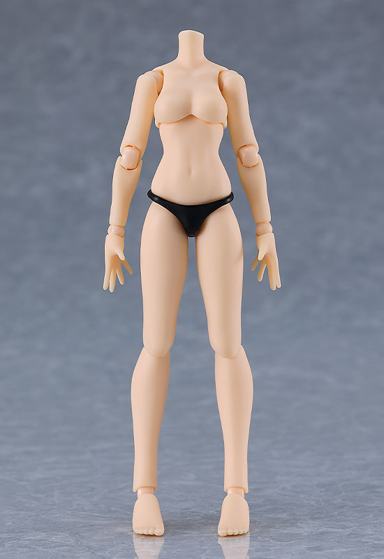 Good Smile Company figma Female Body (Mika) with Mini Skirt Chinese Dress Outfit (Black)(4545784069141)(4545784069141)