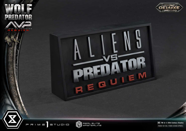 Prime 1 Studio Real Elite Masterline Aliens vs. Predator: Requiem Wolf Predator DX Bonus Version | 4582647121646