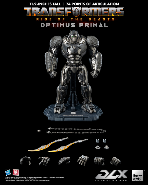 Three Zero Transformers: Rise of the Beasts - DLX Optimus Primal | 4895250808294