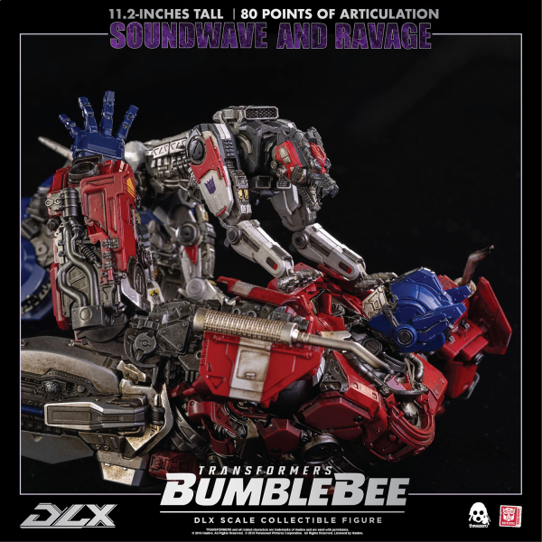 Three Zero Transformers: Bumblebee - DLX Soundwave and Ravage | 4897056202627