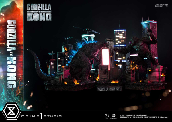 Prime 1 Studio Ultimate Diorama Masterline Godzilla vs Kong (Film) Godzilla VS Kong Final Battle(4580708032993)(4580708032993)