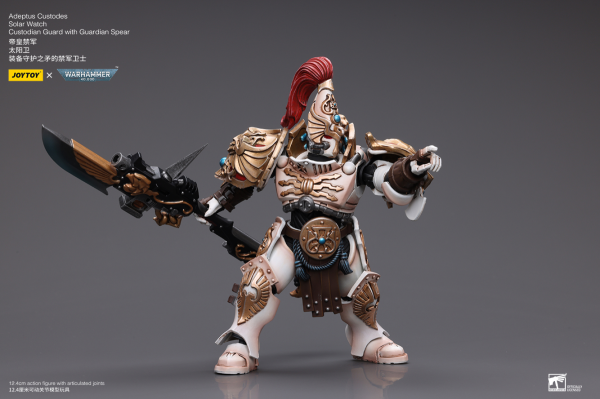 Joy Toy Adeptus Custodes Solar Watch Custodian Guard with Guardian Spear(6973130379336)(6973130379336)