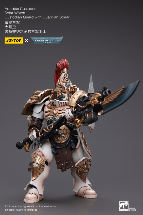 Joy Toy Adeptus Custodes Solar Watch Custodian Guard with Guardian Spear(6973130379336)(6973130379336)