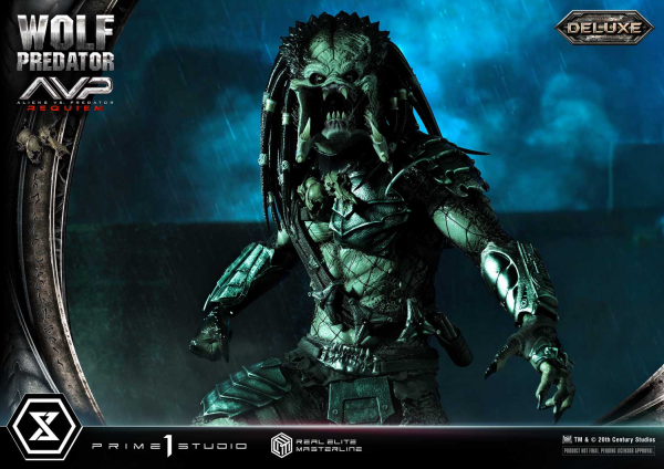 Prime 1 Studio Real Elite Masterline Aliens vs. Predator: Requiem Wolf Predator DX Bonus Version | 4582647121646