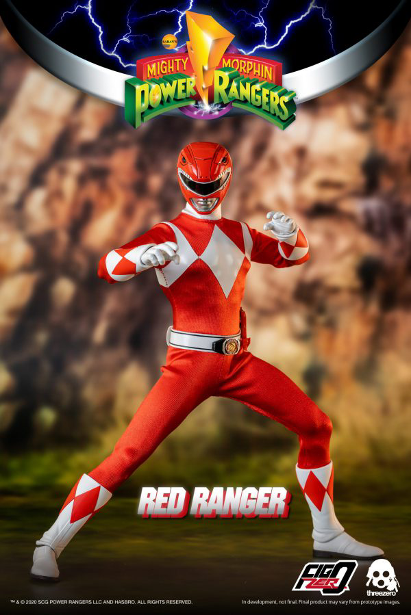 Three Zero Mighty Morphin Power Rangers - FigZero 1/6 Red Ranger | 4897056203136