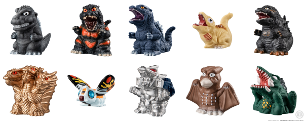 BANDAI Godzilla SofviDoll "Godzilla" (Box/10), Bandai Shokugan SofviDoll(4570117919374)(4570117919374)