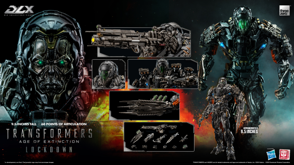 threezero Transformers: Age of Extinction - DLX Lockdown | 4895250814172