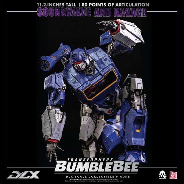 Three Zero Transformers: Bumblebee - DLX Soundwave and Ravage | 4897056202627