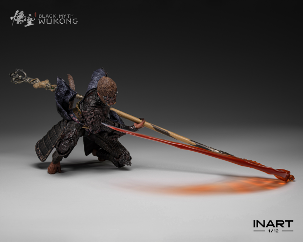 Queen Studios Black Myth: Wukong 1/12 Scale Action Figure - The Destined One in the Bronze Armor Set - Deluxe Version