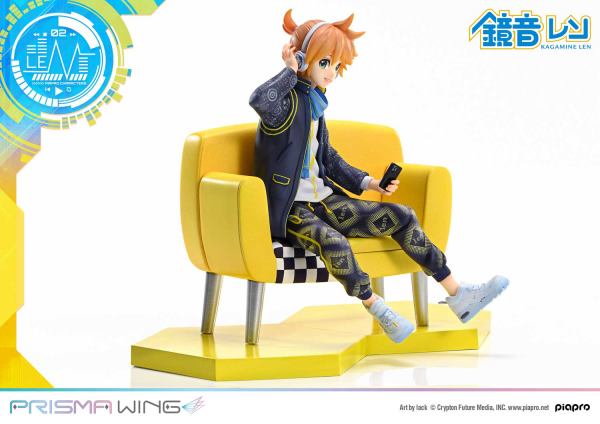 Prime 1 Studio PRISMA WING Piapro Characters Kagamine Len 1/7 Scale Pre-Painted Figure(4582647121417)