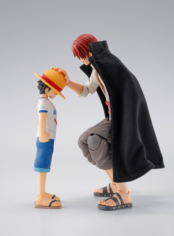 BANDAI Tamashii SHANKS＆MONKEY.D.LUFFY -CHILDHOOD- "ONE PIECE", TAMASHII NATIONS S.H.Figuarts