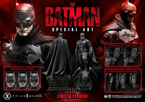 Prime 1 Studio Museum Masterline The Batman (Film) The Batman Special Art Edition Fabric Cape Limited Version(4580708039558)(4580708039558)