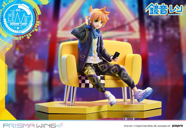 Prime 1 Studio PRISMA WING Piapro Characters Kagamine Len 1/7 Scale Pre-Painted Figure(4582647121417)
