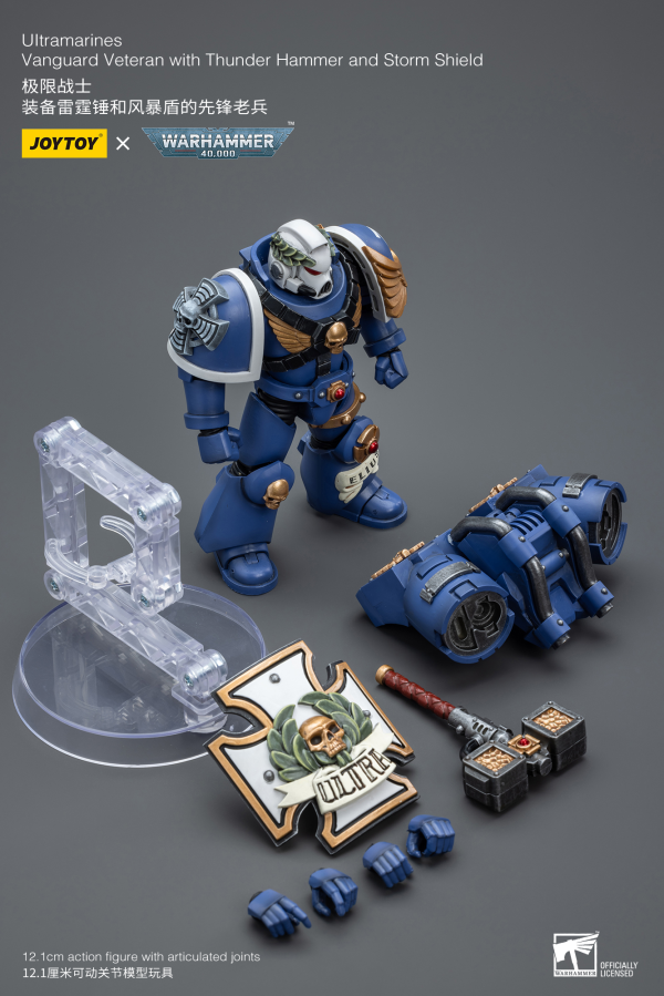 Joy Toy Ultramarines Vanguard Veteran with Thunder Hammer and Storm Shield(6973130378032)(6973130378032)