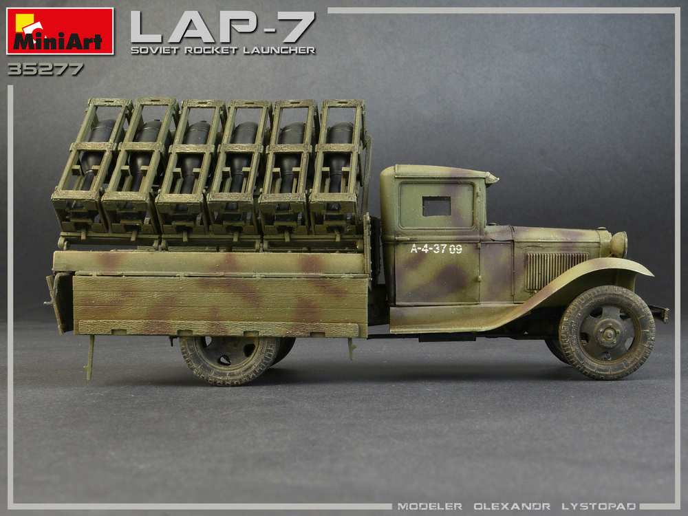 MiniArt 1/35 Soviet Rocket Launcher LAP-7 | 4820183311825