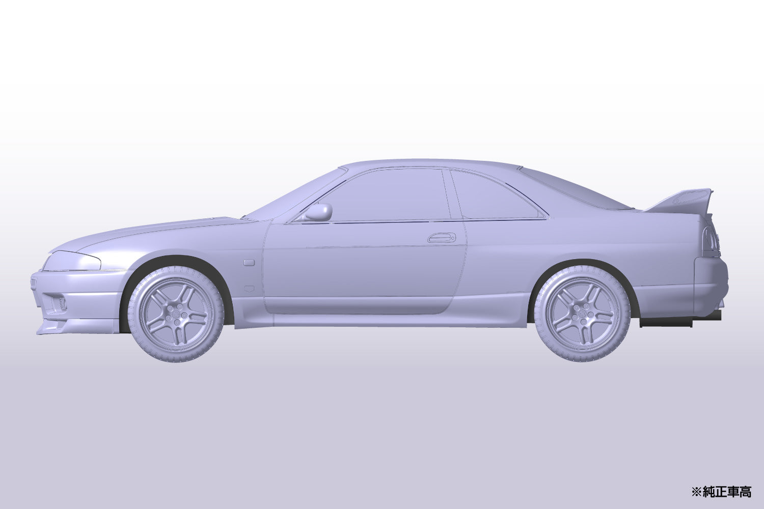 Aoshima 1/32 SNAP KIT #15-B Nissan R33 Skyline GT－R（Black） | 4905083064559