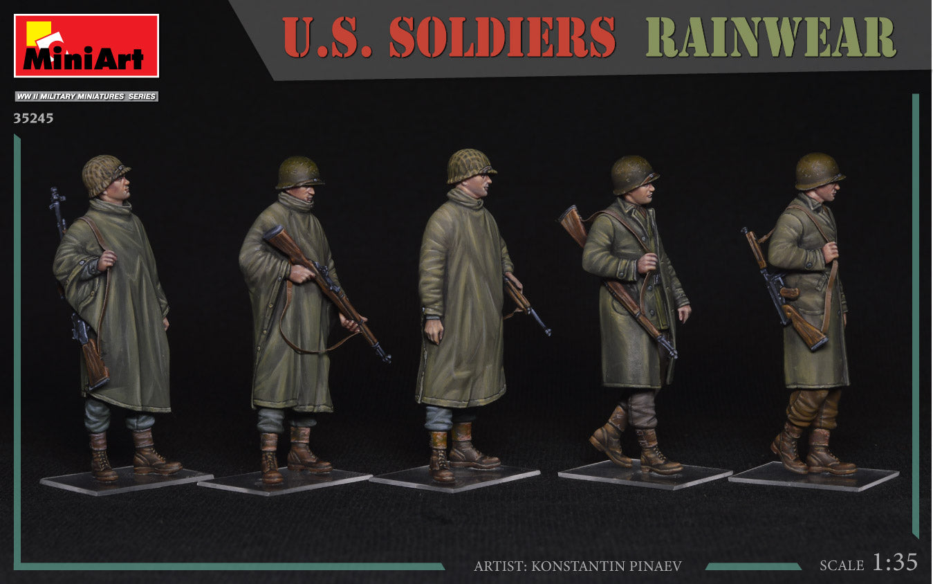 MiniArt 1/35 U.S. Soldiers Rainwear | 4820183314208