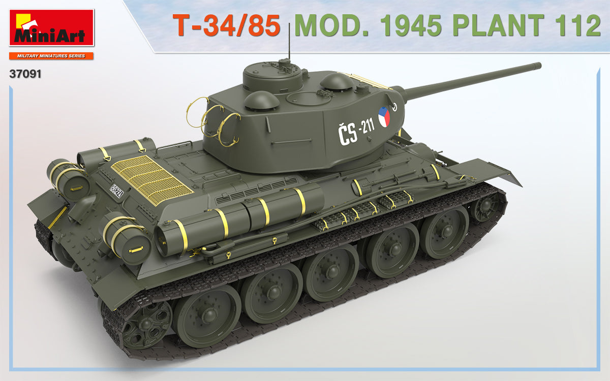 MiniArt 1/35 T-34/85 Mod. 1945 Plant 112 | 4820183313676
