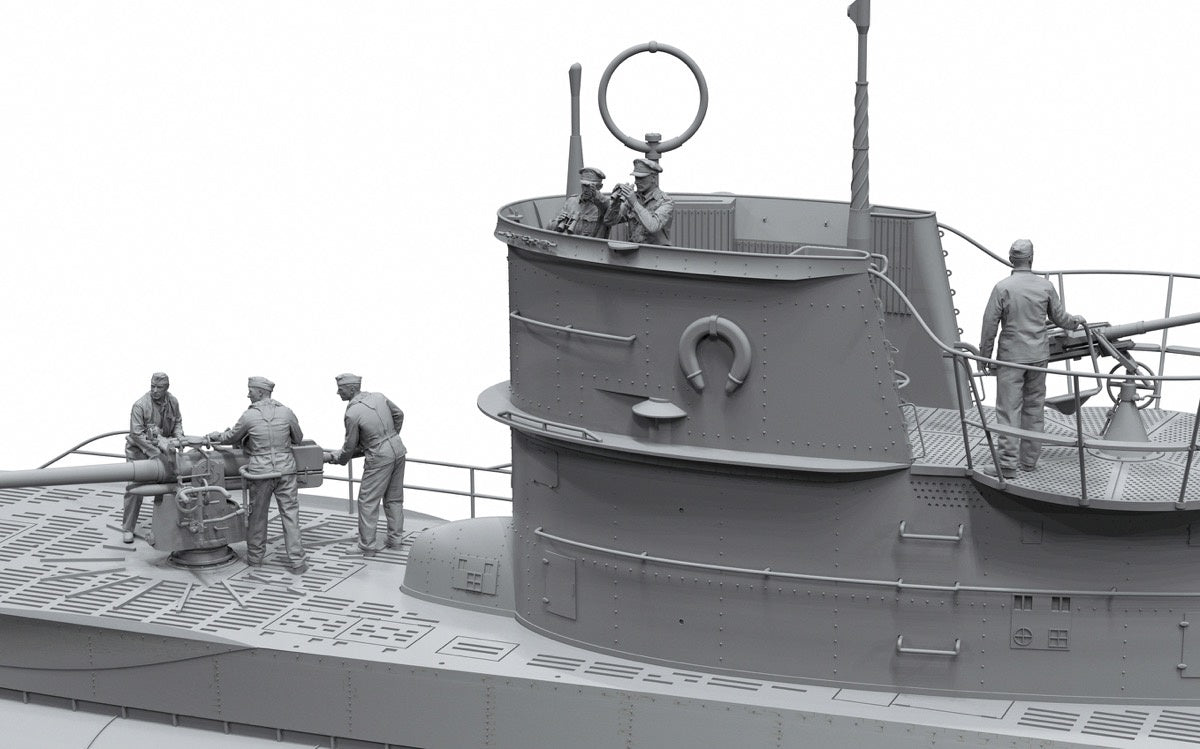 Border Model 1/35 German Submariners & Commanders In Action