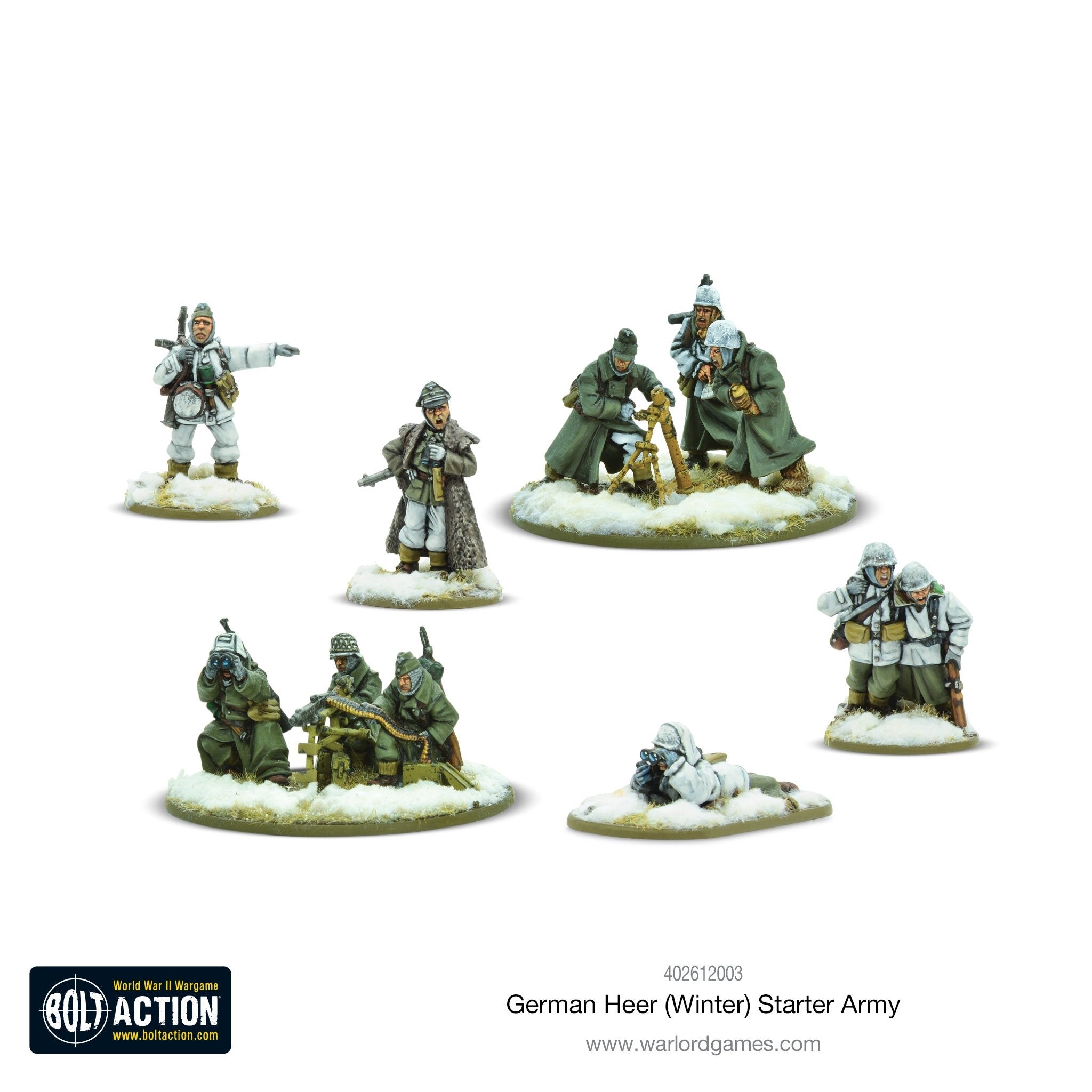Bolt Action German Heer Winter Starter Army | 5060572508057