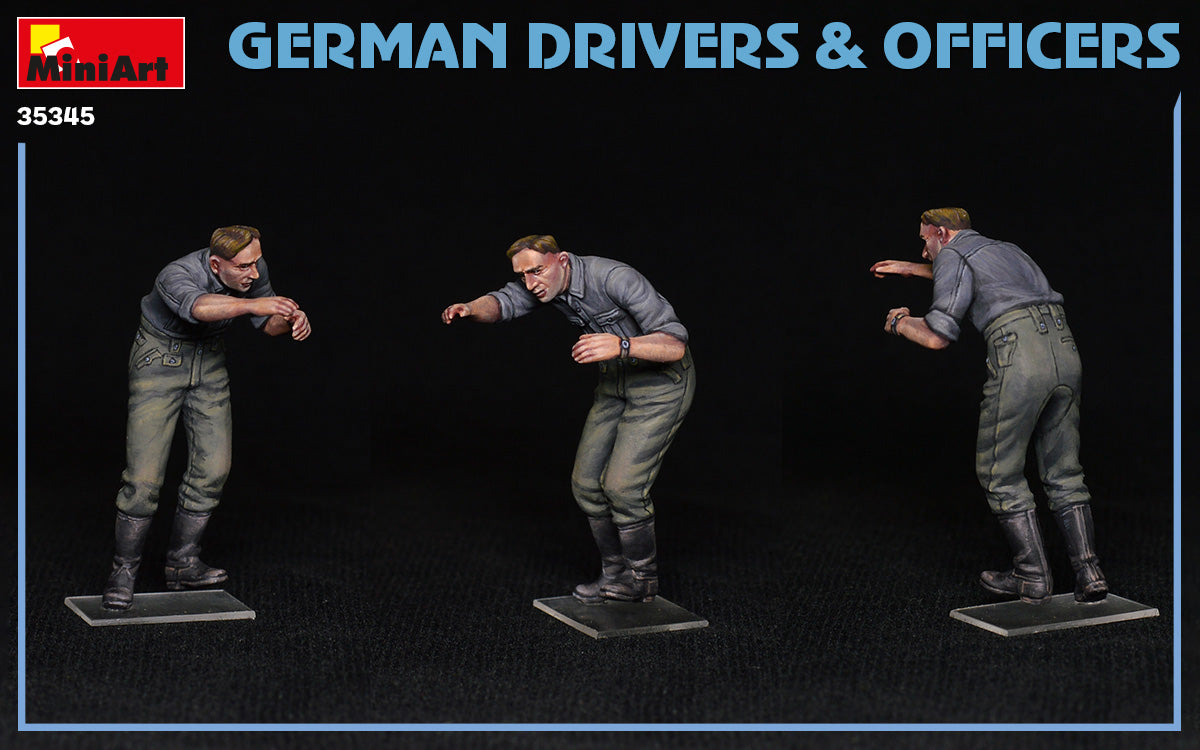 MiniArt 1/35 German Drivers & Officers | 4820183313638