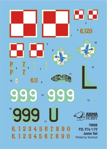 Arma Hobby 1/72 PZL P.7a Junior Set | 5907747901414