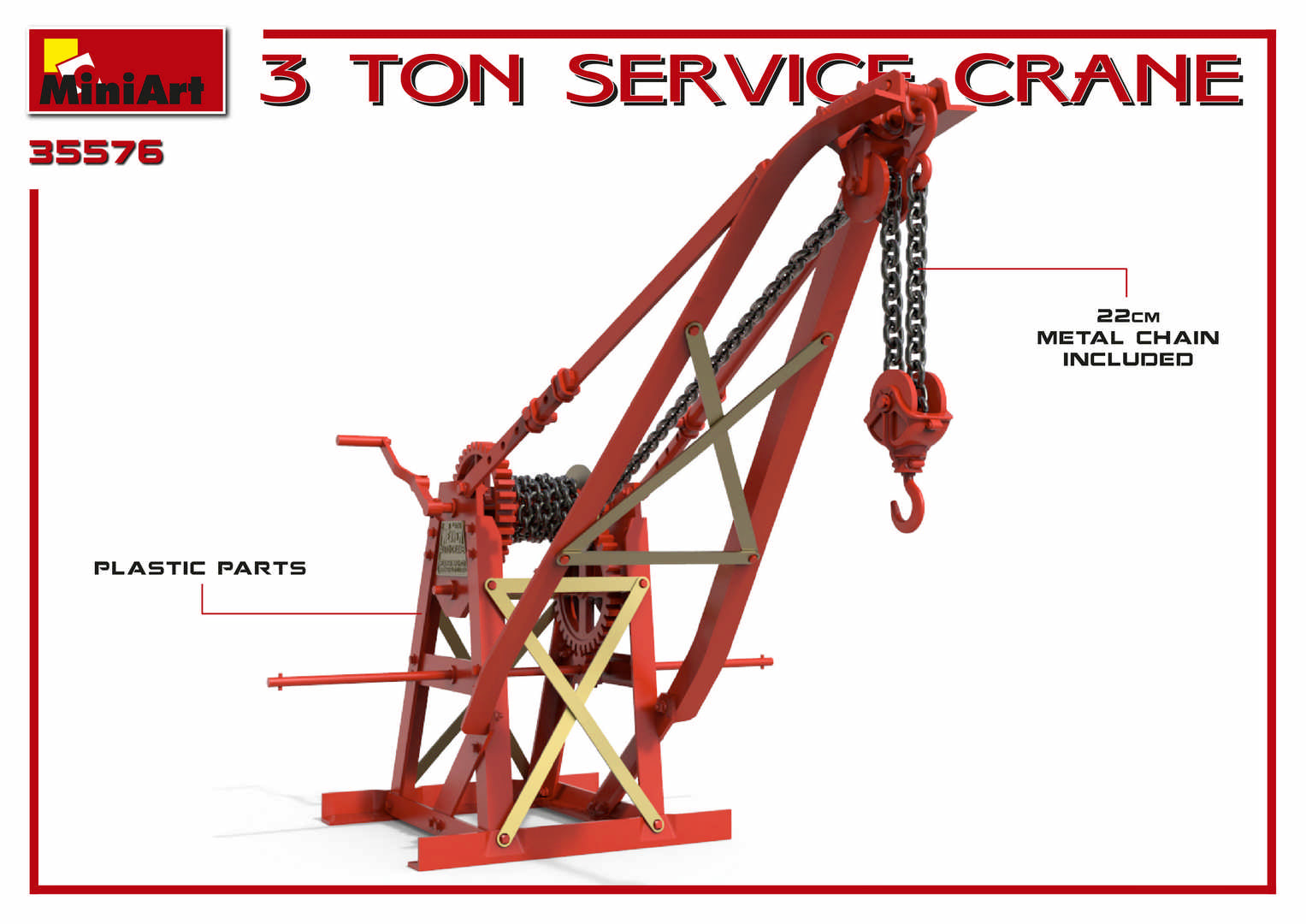 MiniArt 3 Tonne Service Crane (1/35) | 4820183312303