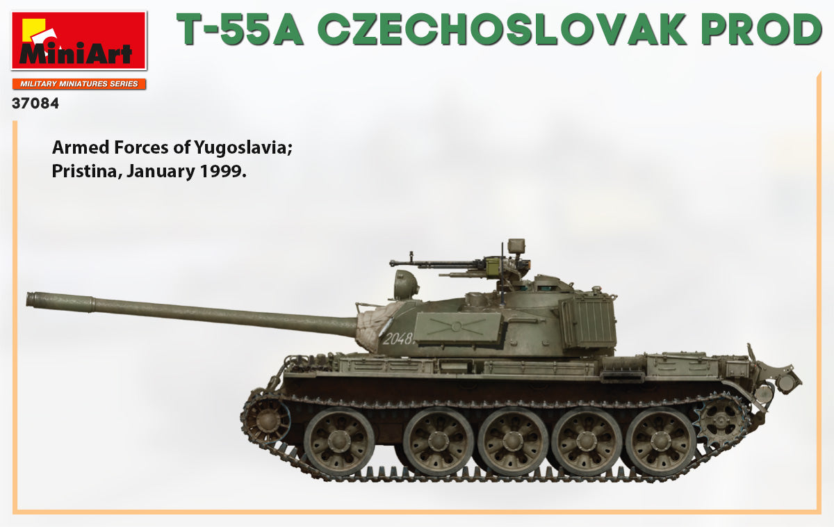 MiniArt 1/35 T-55A Czechoslovak Prod. Tank | 4820183313195