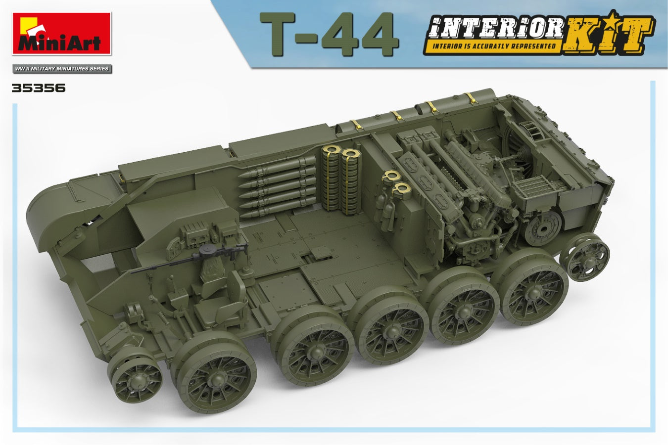 MiniArt 1/35 T-44 Interior Kit | 4820183313997