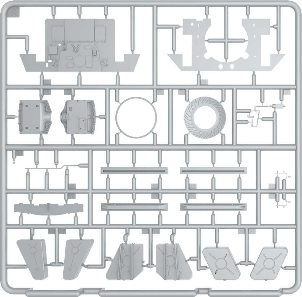 Miniart [35205] 1/35 T-34 Engine(V-2-34) & Transmission Set | 4820183310507
