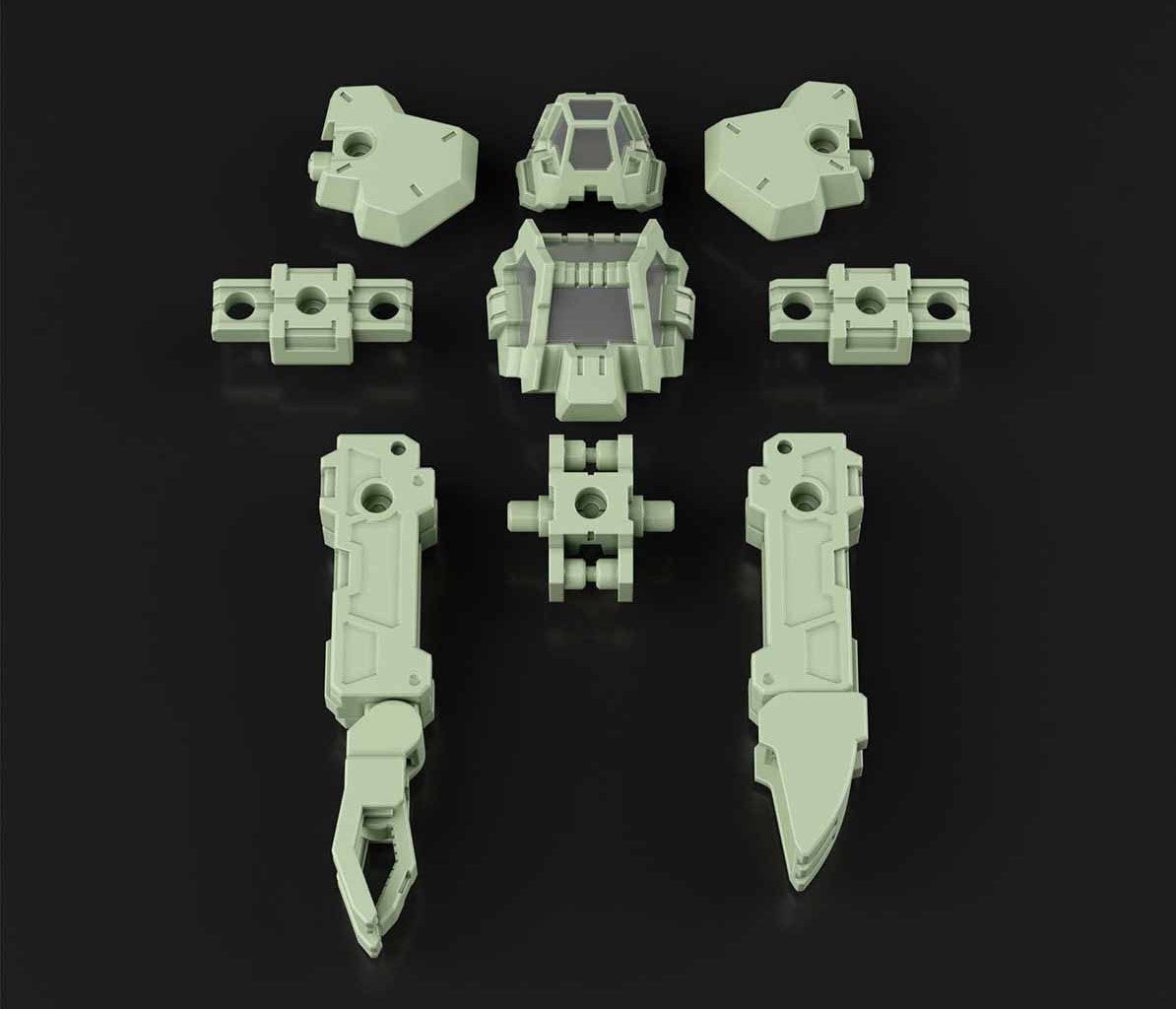 BANDAI Hobby 30MM 1/144 OPTION ARMOR FOR SPECIAL OPERATION [RABIOT EXCLUSIVE / LIGHT GREEN]
