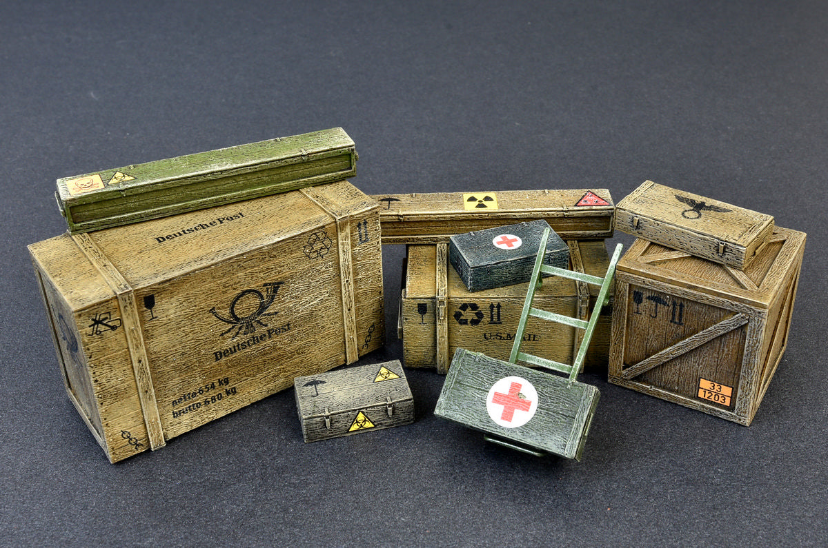 MiniArt 1/35 Wooden Boxes & Crates | 4820183311849