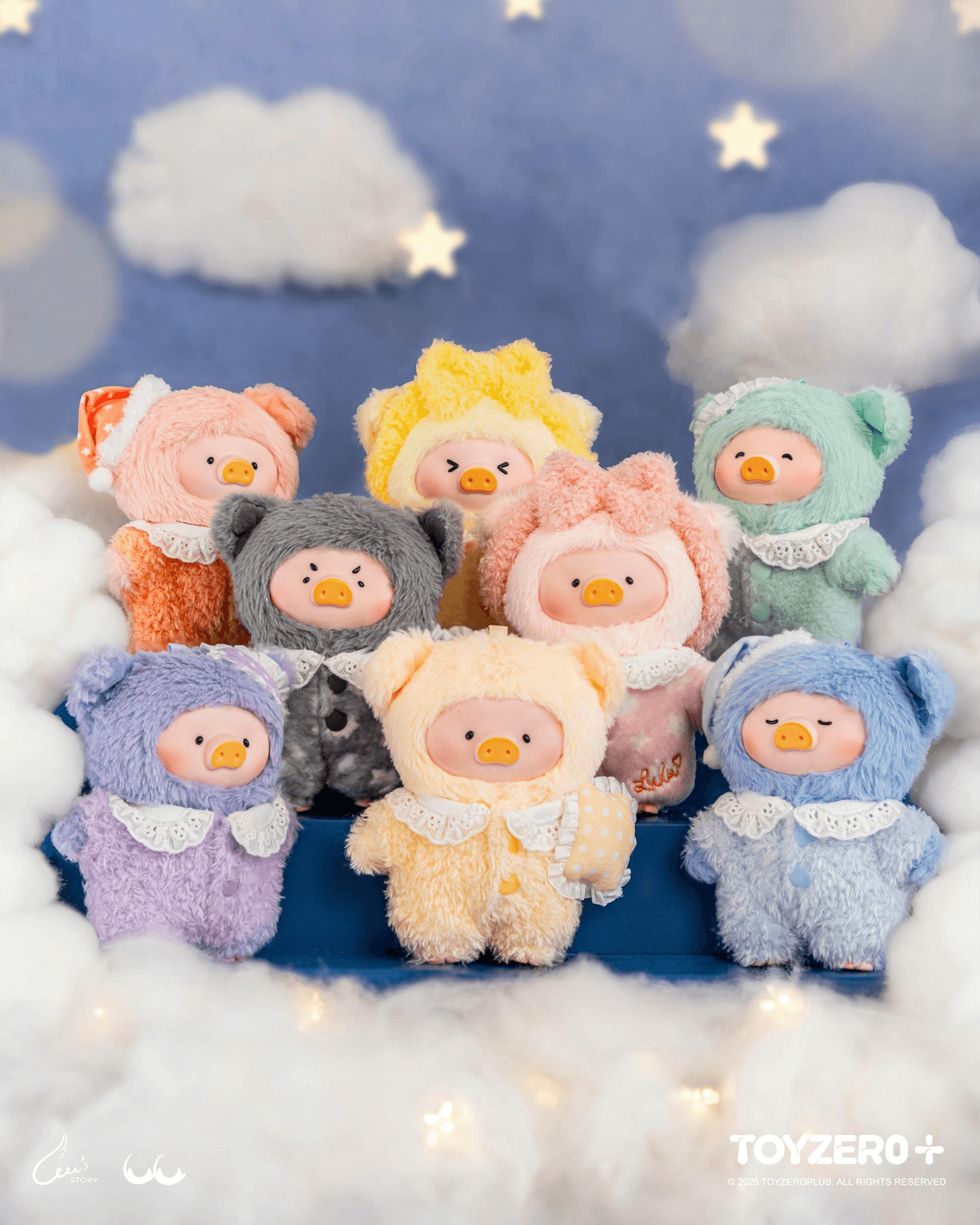 LuLu the Piggy - LuLu's Dreaming Wonderland Series PVC Plush Keychain Blindbox (Box of 6)(6978531761186)