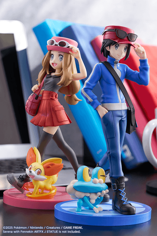 KOTOBUKIYA Pokémon Calem with Froakie ARTFX J STATUE | 4934054071654
